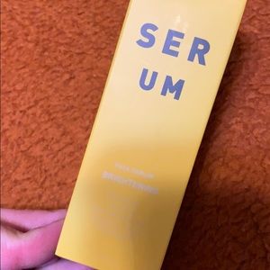 Summer face serum brightening